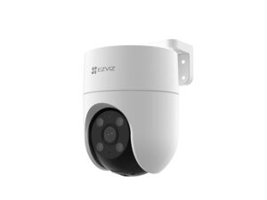 Ezviz by Hikvision H8C 2MP Outdoor Pan & Tilt Wi-Fi Camera|Color Night Vision|360° Coverage|Auto-Tracking|Two-Way Talk|Weatherproof Design|Supports MicroSD Card (Up to 512 GB)|White
