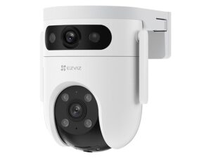 EZVIZ by Hikvision|H9C Dual-Lens(5MP+5MP) Pan & Tilt Wi-Fi Camera|Two-Way Talk|AI-Powered Human/Vehicle Detection|Active Defense with Siren and Strobe Light|Weatherproof Design|Upto 512GB Support