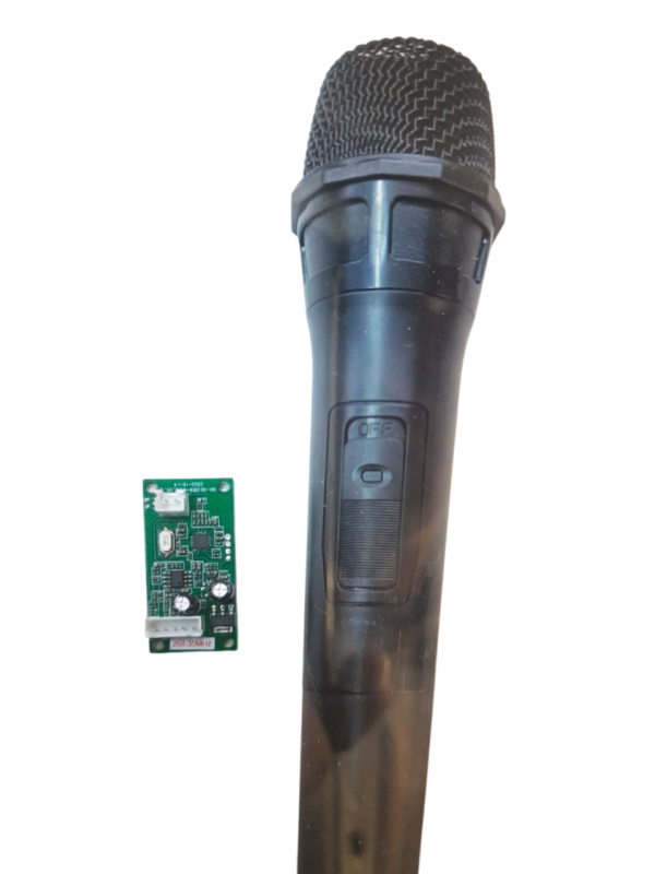 VHF Single Cordless Microphone, VHF Frequency Range, Wireless Operation, Clear Audio Quality, Battery Powered, Easy Setup, Durable Build