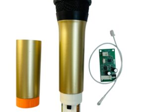 UHF Single Cordless Mic With Display, UHF Frequency Range, Wireless Operation, Clear Audio Quality, Battery Powered, Easy Setup, Durable Build