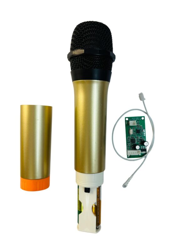 UHF Single Cordless Mic With Display, UHF Frequency Range, Wireless Operation, Clear Audio Quality, Battery Powered, Easy Setup, Durable Build