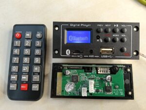 22C LCD AHUJA MP3 FOR PA AMPLIFIER 12V BLUE COLOUR LCD WITH RECORDING FUNCTION