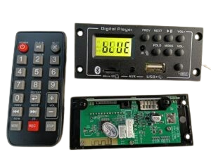 AHUJA LCD DISPLAY MODULE WITH YELLOW COLOUR WITH RECORDING