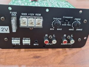 BASS TUBE AMPLIFIER FOR CAR BASS